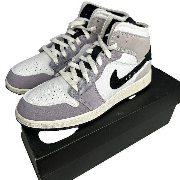 💎✨NEW IN BOX✨💎NIKE Jordan 1 MID SE Craft (GS) - Picture 2 of 10
